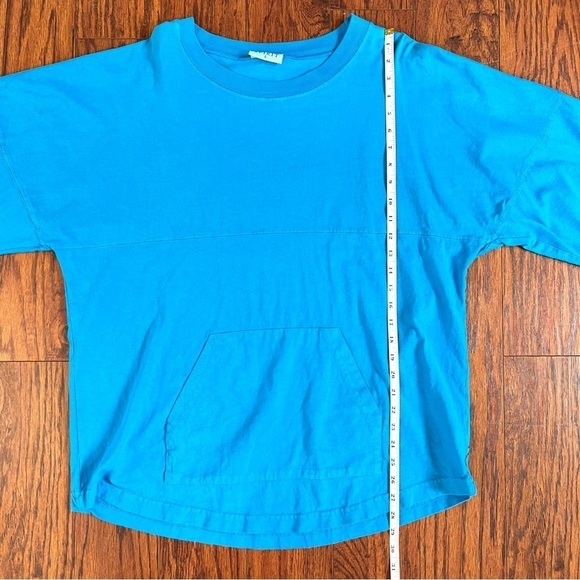 Landshark Fins Up Blue Long Sleeve Graphic Shark fin Spirit Jersey Size Large - Picture 15 of 16